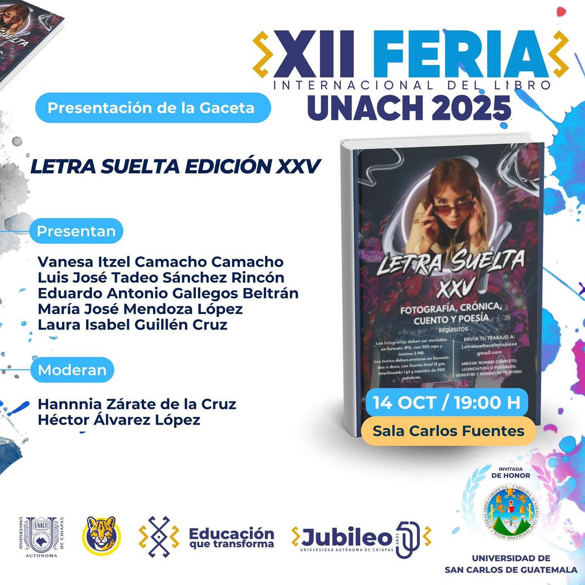 VillafuerteMade's tweet photo. #BeneméritaUNACH || Todo listo para el inicio de la XII Feria Internacional del Libro UNACH 2025 

Lee la nota completa 📰https://t.co/A7agcVaIzT https://t.co/6tu2bAx3Ha