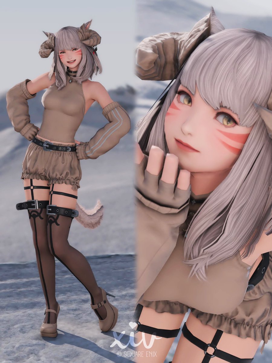 何でも合う脚すばらし✨ 

ꕤ #FF14￤#ミコッテ ￤#Laha_Logo ꕤ