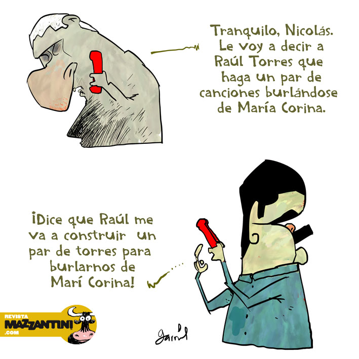 “Par de torres”, por Garrincha. Ahí es cuando se miden los amigos, en momentos difíciles. Sin dudas, este debe ser uno de los momentos más difíciles de Nicolás Maduro y su circo de chupamedias y tragaldabas. Pero quien tiene un amigo tiene un necrotrovador. Lo necesita y mucho.