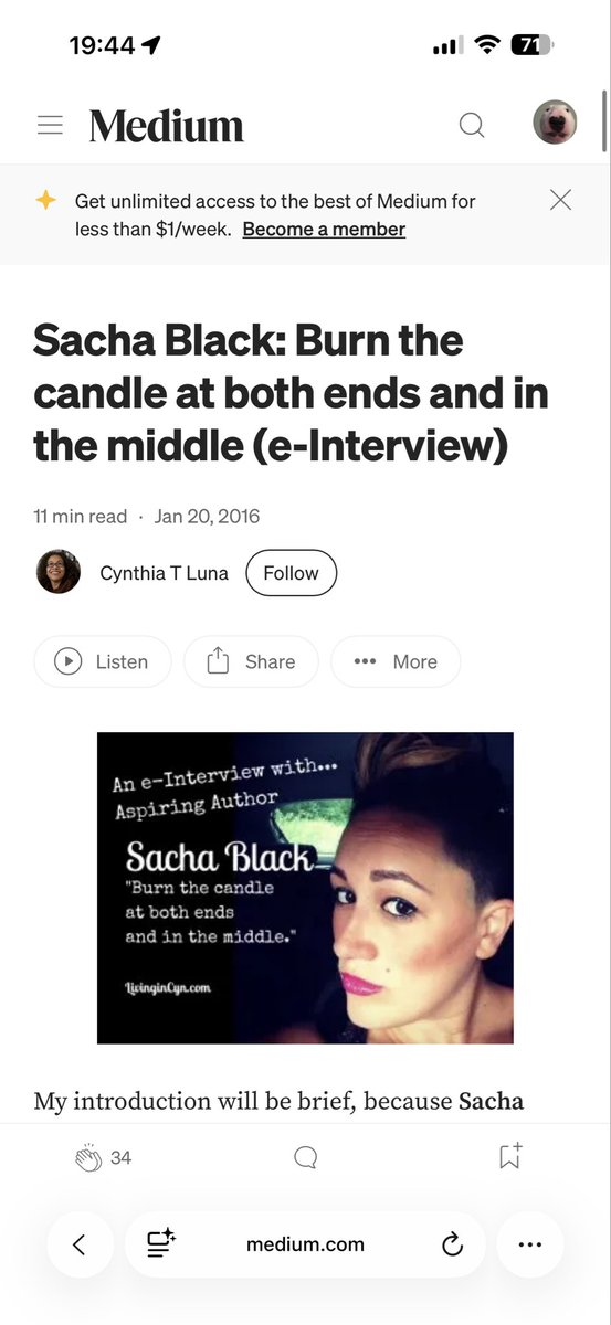 CircularOpinion's tweet image. Jarvis, check the early life section of this author.

&amp;gt;goes by Ruby Roe as an author, real name Sacha Black

&amp;gt;jew physiognomy, let’s check her interviews to be sure

&amp;gt;finds interview about her heritage

medium.com/@livingincyn/s…

&amp;gt;father is American Jew

EVERY SINGLE TIME.

LHM☦️