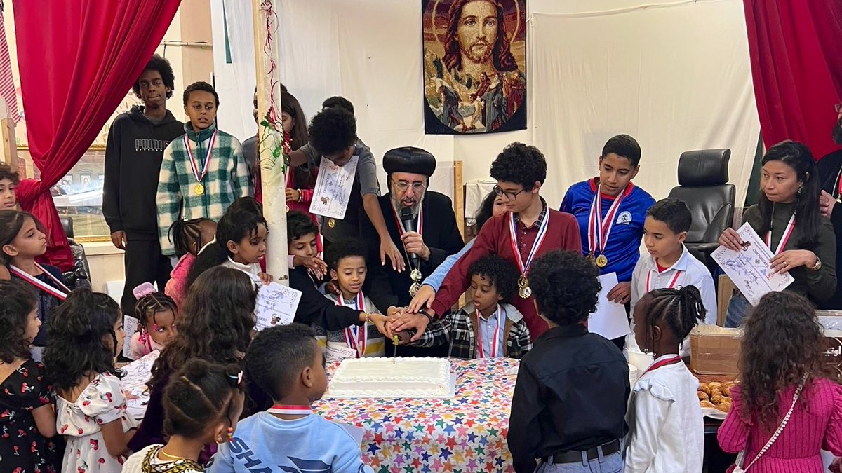 Blessed to be with <a href="/FrLambros22911/">Fr Michael Lambros</a> and the vibrant <a href="/StMaryStGeorge1/">St Mary and St George Coptic Church East London</a> community in Manor Park, East London this morning for a beautiful Liturgy and the Consecration of Chanters and Altar vessels.

A joy to also present creative awards, certificates, medals and gifts for kindness,