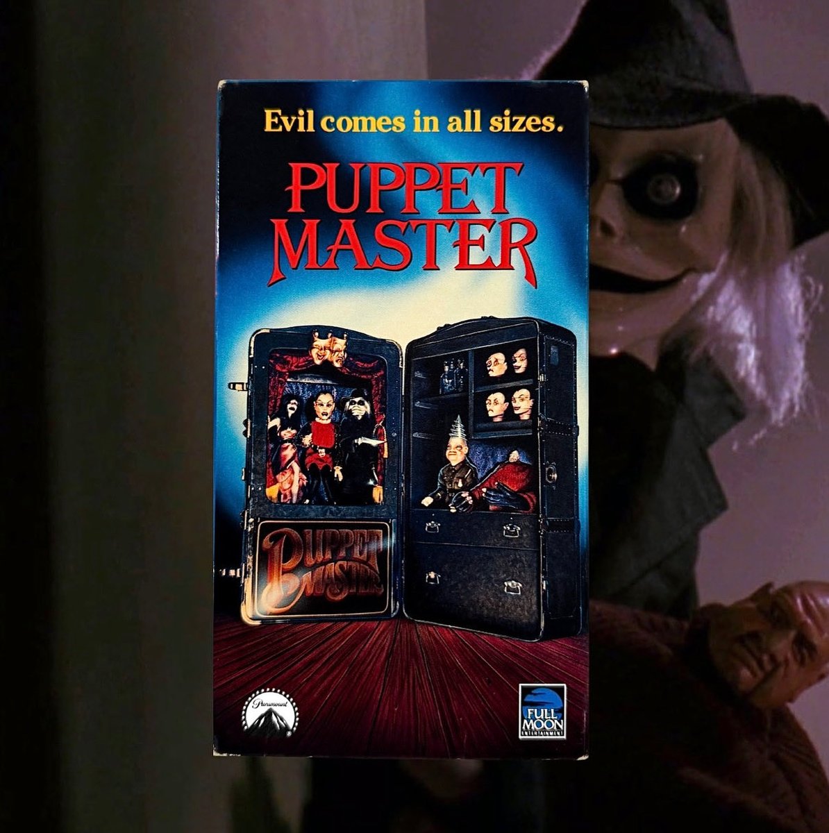 After Hours Video Recommends:

📼 Puppet Master (1989)
🎬 Directed by David Schmoeller

They were made to entertain. Now they move when you’re not looking.

From the shadows of the Bodega Bay Inn, the puppets perform their most sinister show yet 🔪🩸