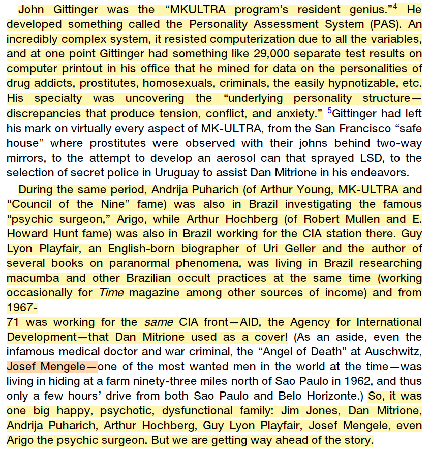 toxictiramisu's tweet image. The Jonestown massacre & Dan Mitrione’s MKULTRA torture programs under Operation Condor were part of the same intelligence network. Mitrione’s close ties to Jim Jones suggest that Jonestown was an extension of the CIA’s psychological experiments carried out across Latin America.