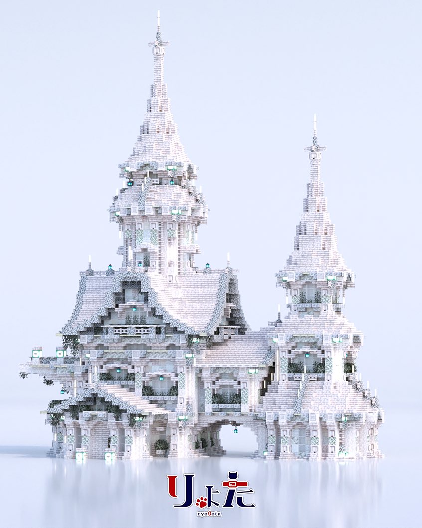 - White Fantasy House -

#Minecraft
#Minecraftbuilds