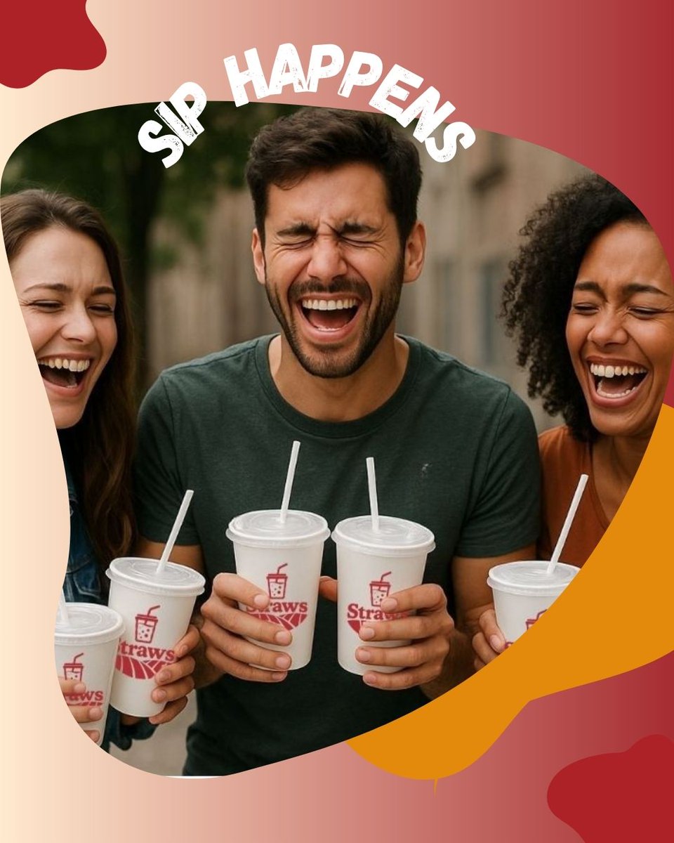 TaskBullet's tweet image. Sip happens—especially when it’s in a white cup with a straw and you’ve got lots of them. 🥤🥤🥤

#SipHappens #StrawGoals #DrinkUp #SodaVibes #StrawLife