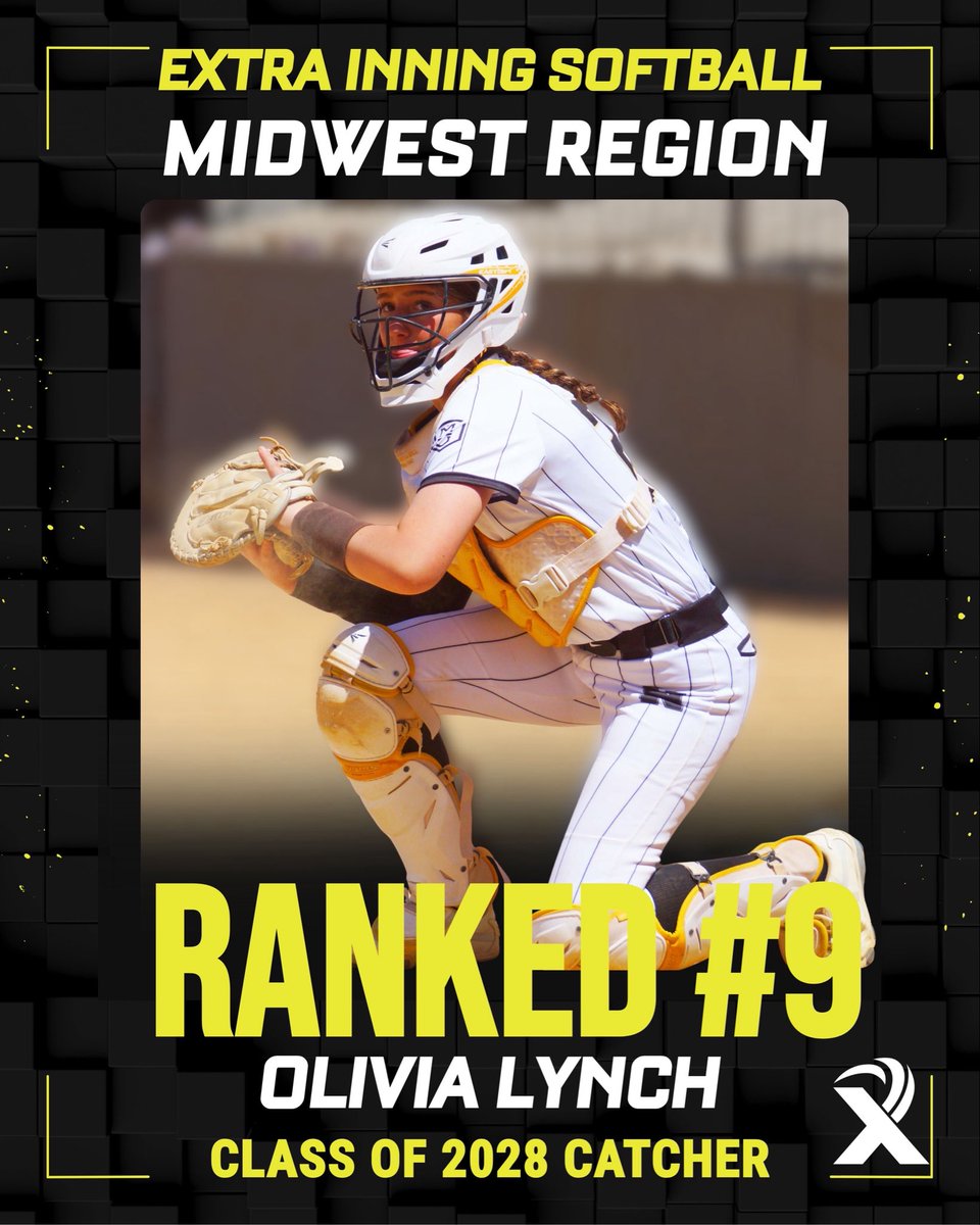 I am honored and excited to have been recognized for my hard work on the field. I couldn’t have done it without the support of my coaches <a href="/NEGOLD15U/">Nebraska Gold ‘10s</a>, My teammates, and my Family! Thank you <a href="/ExtraInningSB/">EXTRA INNING SOFTBALL</a> for the ranking! <a href="/GroebliSkyler/">Skyler Groebli</a> <a href="/MercyMonarchsSB/">Mercy Monarchs Softball</a> <a href="/CoachSturgeon21/">Jeff Sturgeon I Head Softball Coach Omaha Mercy</a>