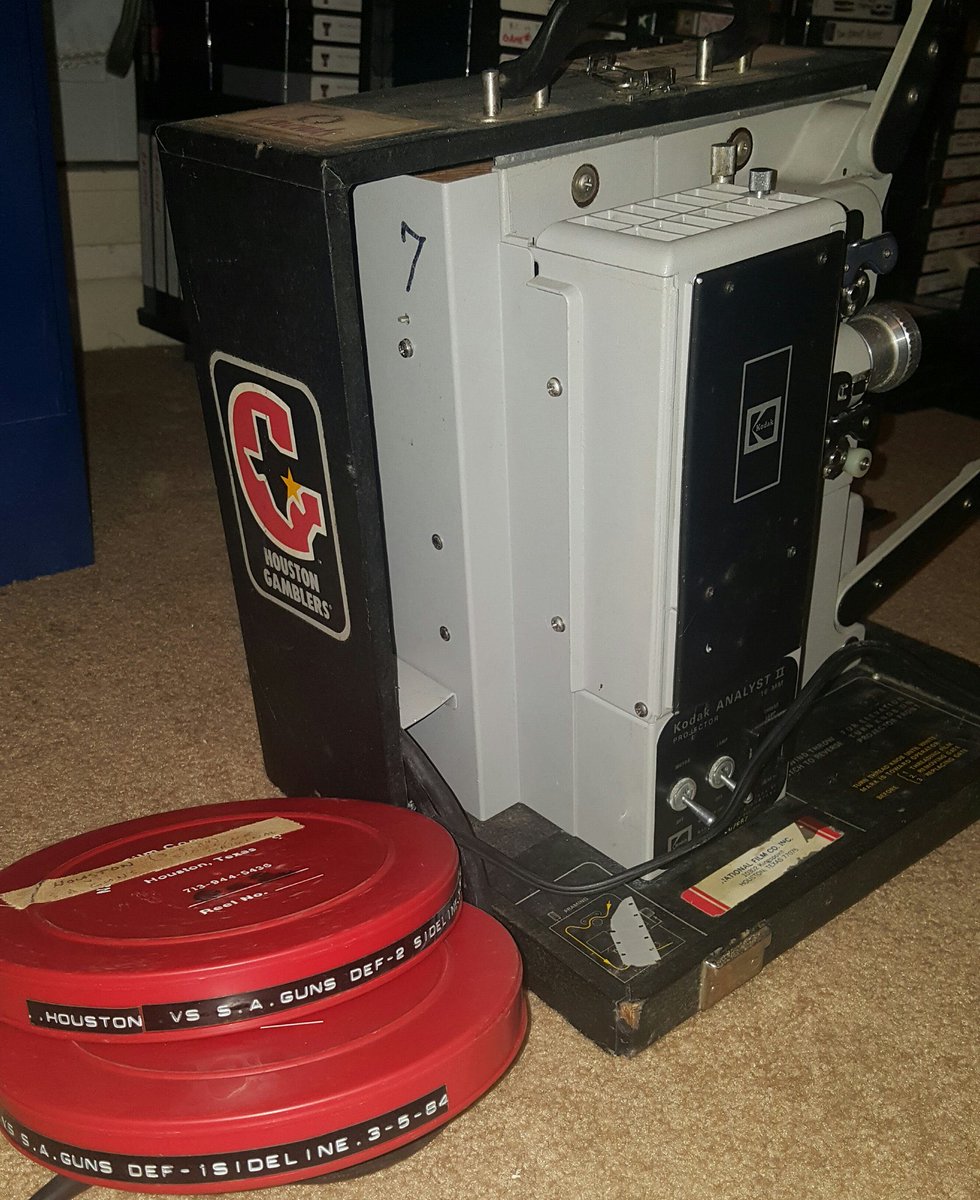 It’s kind of funny, in 2008 when I first got into coaching I got over 200 reels in 16mm games / cut ups of the 1984-85 Houston Gamblers and that’s how I originally learned the Run &amp; Shoot

Would be cool but Roughneck journey with June &amp; Wade already brought everything full circle