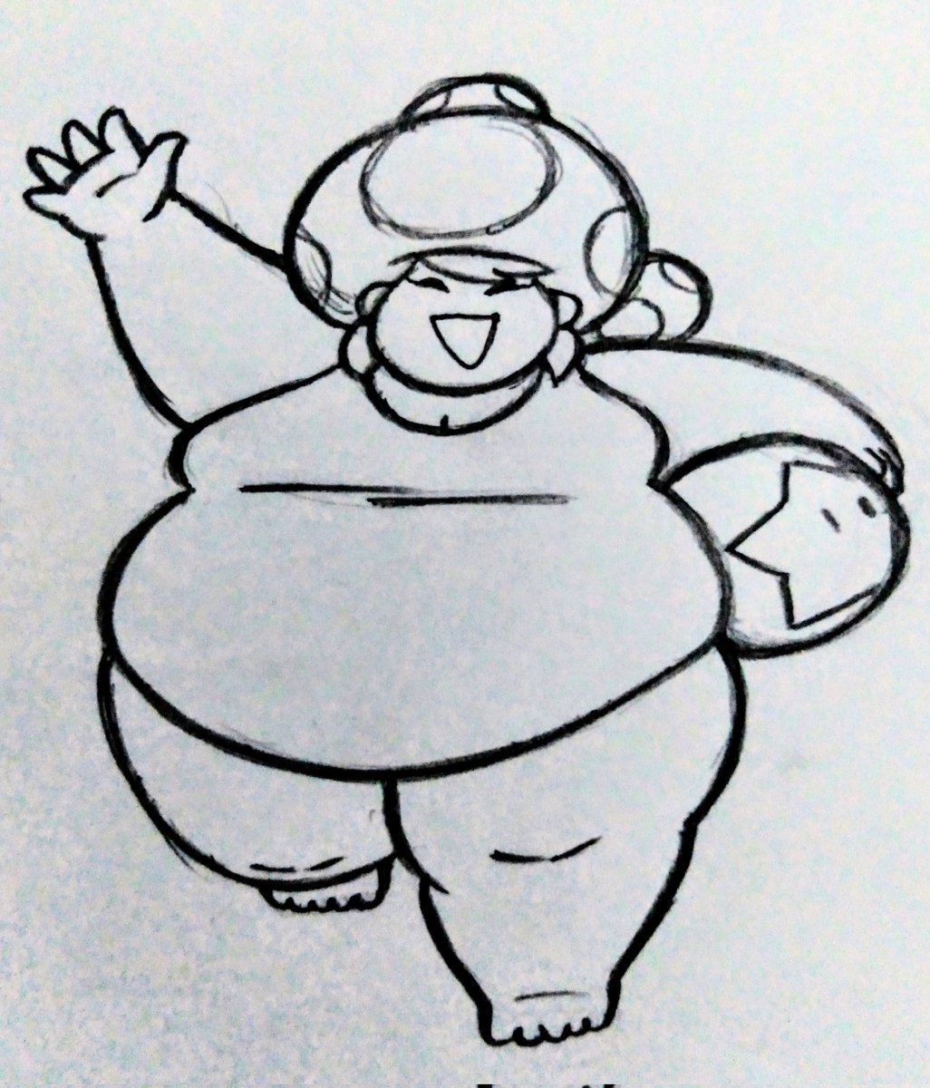 Pixio01's tweet image. Everyone&apos;s favourite baker aunt... Dee-nna!

#art #oc #ocart #mario #toad #toadette #BRart