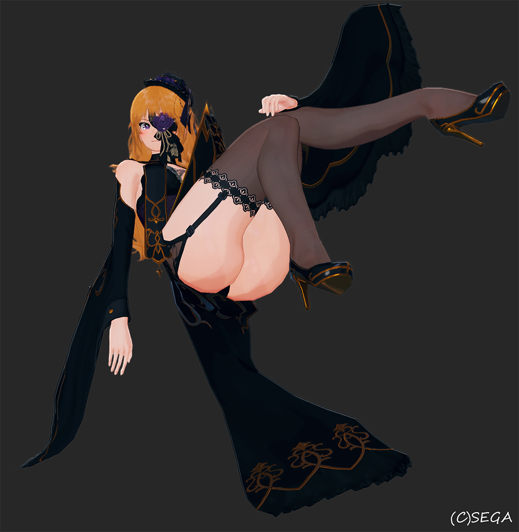 今回のシスター服を髪型変えずにアクセつけてみると何だろう？ゴスロリ？ドール？う～ん？まぁシスターではないな！あといつもの。
#PSO2NGS_SS #PSO2NGS 
#ぷそけつようび 
#メンテの日じゃないけどssを貼る