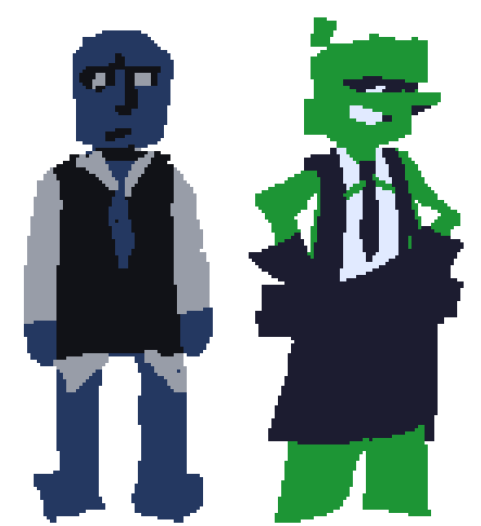 William Anton and Henry Smith!

William: Father of Victor Anton and foundator of Neddbear's Dinning Palace.

Henry: Father of Hank Smith and foundator of Neddbear's Dinning Palace.
#vlooguy