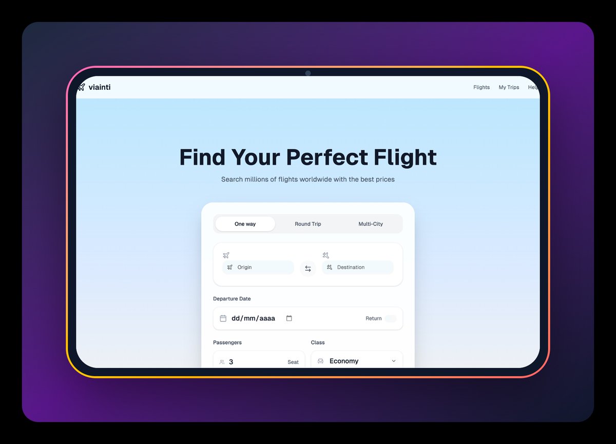viaintisol's tweet image. ✈️ We’re working on something exciting
A new way to find your perfect flight 🌍
Search millions of routes, compare prices, and book effortlessly.
🚧 Work in progress — but the sky’s the limit.
$vine $viainti $sol #blockchain #crypto $eth $bnb $pfp $troll $retire $cupsey