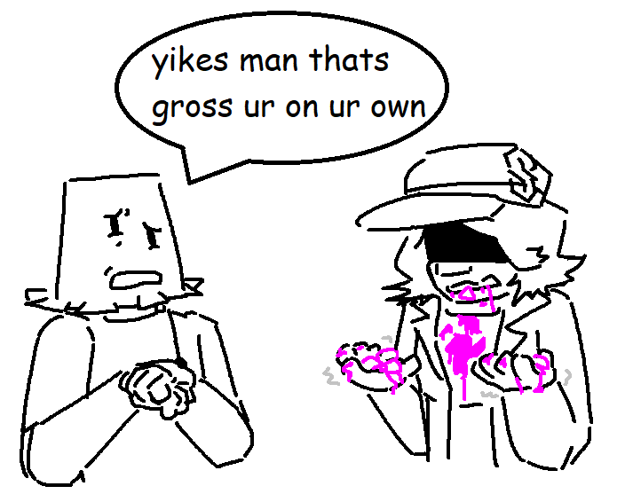 niIawafer's tweet photo. skaterlight hanahaki disease au except lampert just gets grossed out instead of falling in love and kasper fucking dies
#regretevator #regretevatorfanart #skaterlight i guess https://t.co/CcXDcxKrR7