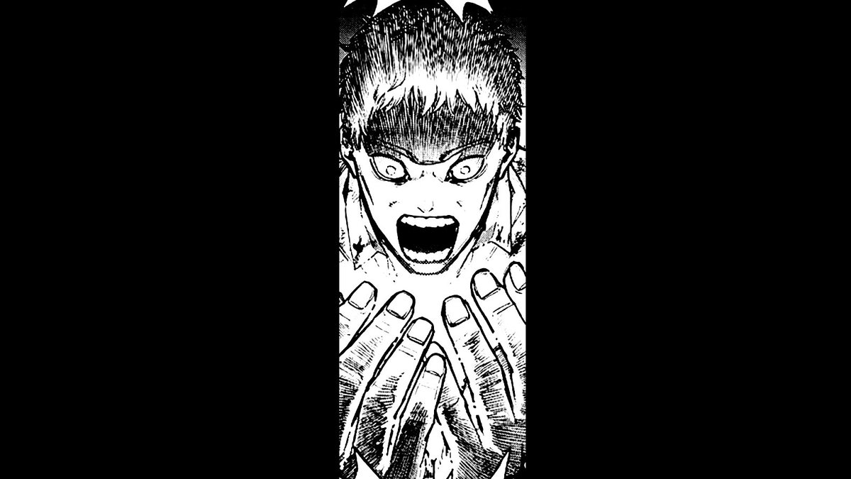 MonarchOfQuirks's tweet image. “No! Not now! You damn phantom! What are you?”
His attention now fully on the voice and pain coursing through his head! Both hands gripping it as he teeth clenched!
#SLAUGHTERHOUSE