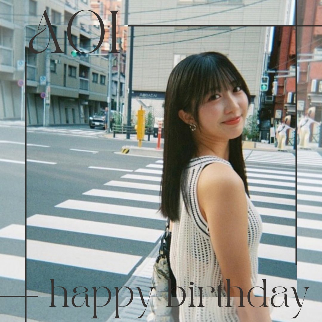 AOIさん
お誕生日おめでとうございます🎂🎉
さらなる飛躍を応援してます!!
#AOI生誕祭2025 #あおい記念日
#WHITESCORPION #ホワスピ