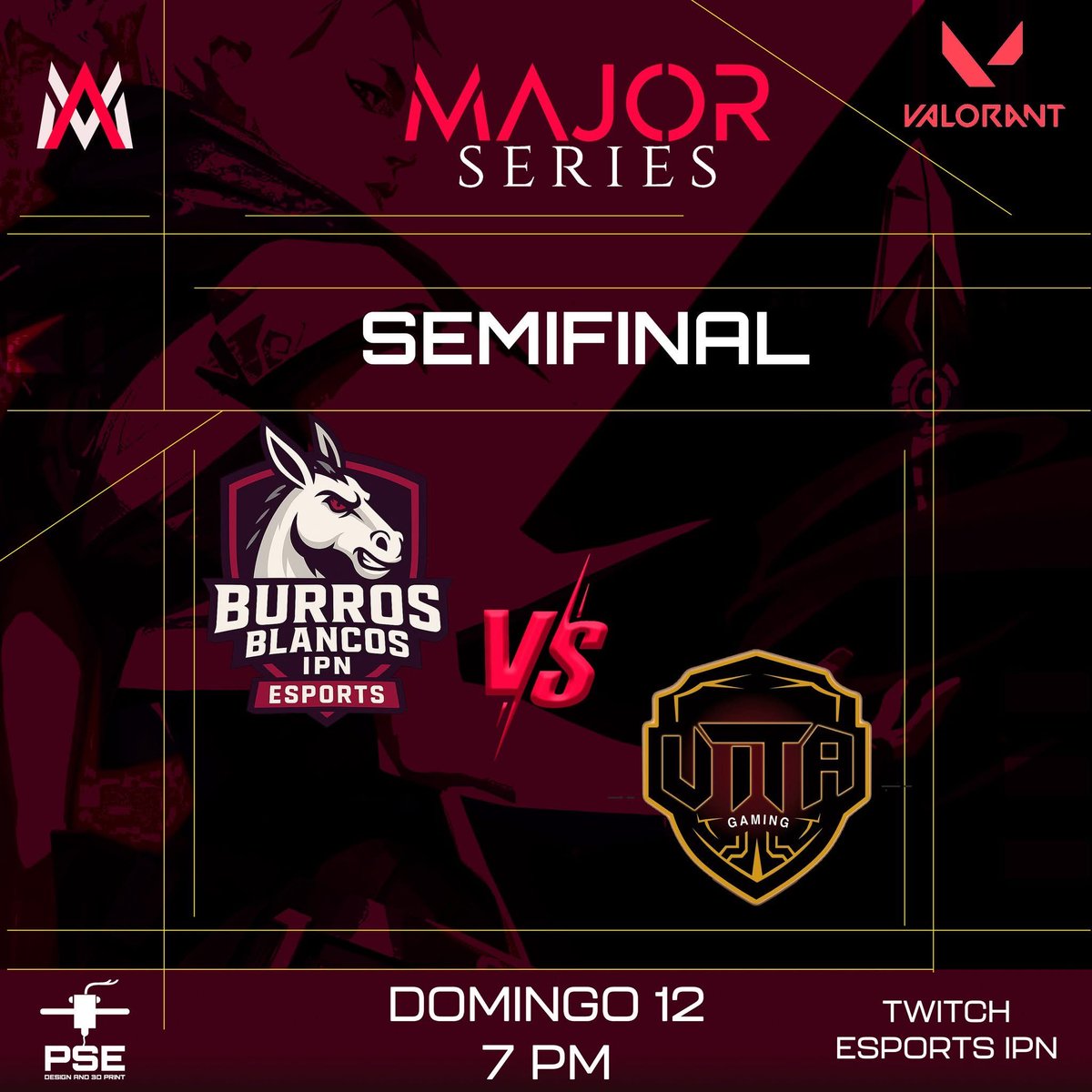 Terminamos estos maravillosos Playoffs con un enfrentamiento de lo más top 🙏

Burros Blancos Vs UπTA Gaming🔥
Por la última plaza en la final de Valorant

Te lo vas a perder? Te estamos esperando 🫵

🔗: twitch.tv/esportsipn