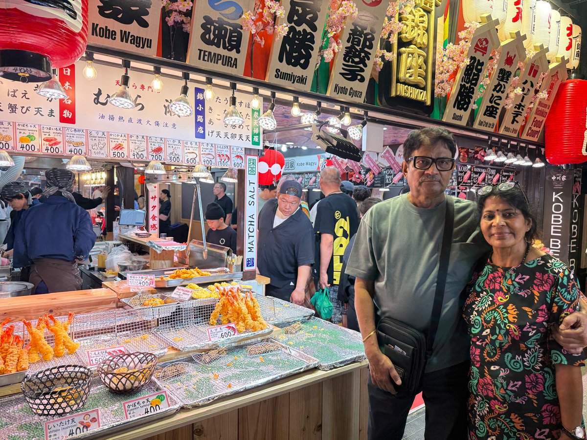 Nice to move around seafood stalls at #Kyoto.. 👍👍