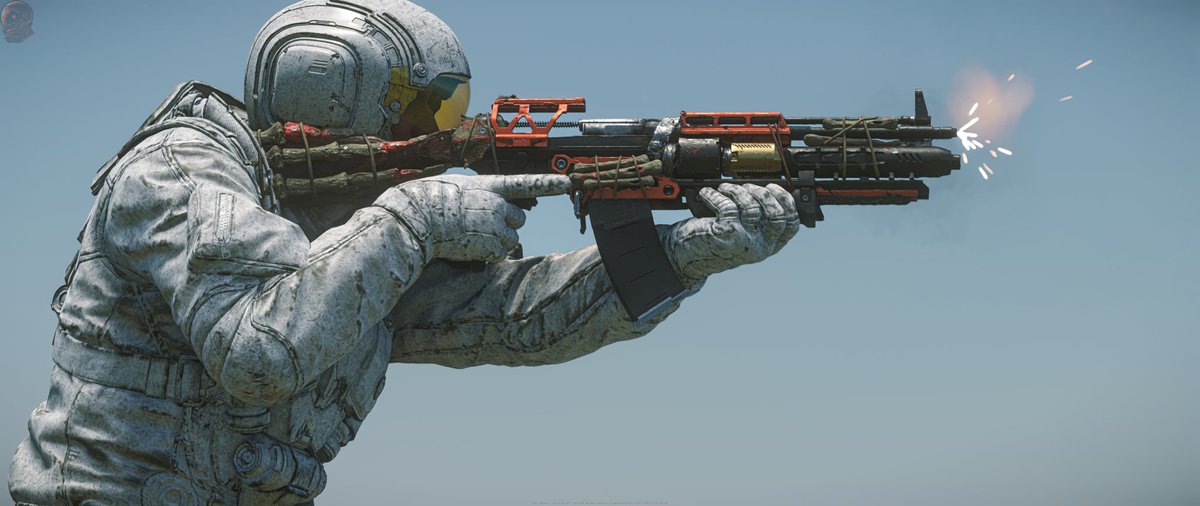 The "Spacenikov 47" other wise know as the "Killshot" or "Space AK" uses Dual munition methods of Organic Dispatchment, it Fires via staggered paced ballistic and Energy based +1s . If you wondered how it works , I got you... If you don't Care..well your going to learn anyway.