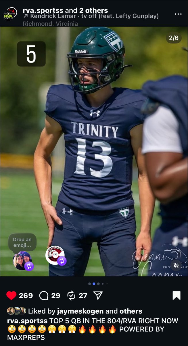 Top 5 QB in the 804. Just the beginning Deke
<a href="/undefeatedqbt/">Undefeated Quarterback Training</a> <a href="/mdotbell_/">Malcolm Bell</a> <a href="/tesfootball/">Trinity Titans Football</a> <a href="/ballcoach98/">sam mickens</a> <a href="/WaliRainer/">Wali Rainer</a> <a href="/vaproelite/">Va Pro Elite</a> <a href="/WonUpPrep/">Won Up Prep (WU^)</a> <a href="/TimoneBrown/">Timone Brown</a> 

instagram.com/p/DPuDehvETh9/…