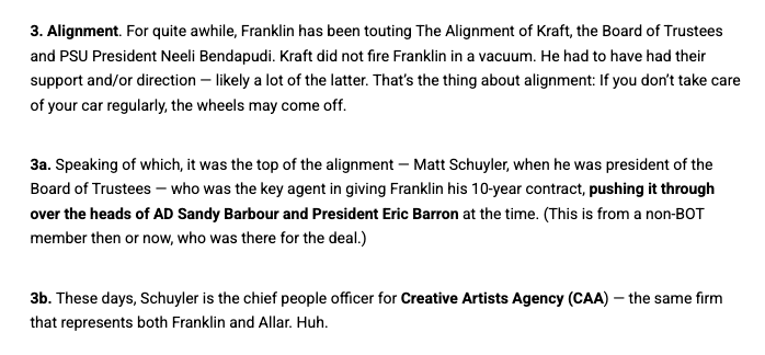 What a nugget from <a href="/PSUPoorman/">Mike Poorman</a> - don't think we have enough contempt for the damage Matt Schuyler has done, I am sure <a href="/KevinHornePSU/">Kevin Horne</a> agrees.