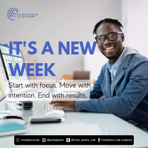 Tech_Sphere_hub's tweet image. Hello Data Bender!

It&apos;s a new week!

Start with focus. Move with intention. End with results. 

Make this week count! 💪

#techspherehub #dataanalysis #career #sql #powerbi #tableau #GrowthMindset #MondayInspiration