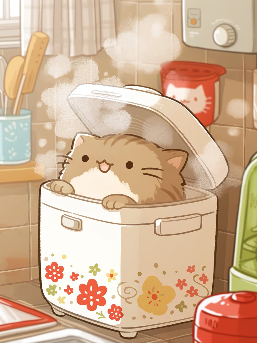 炊けましたよ