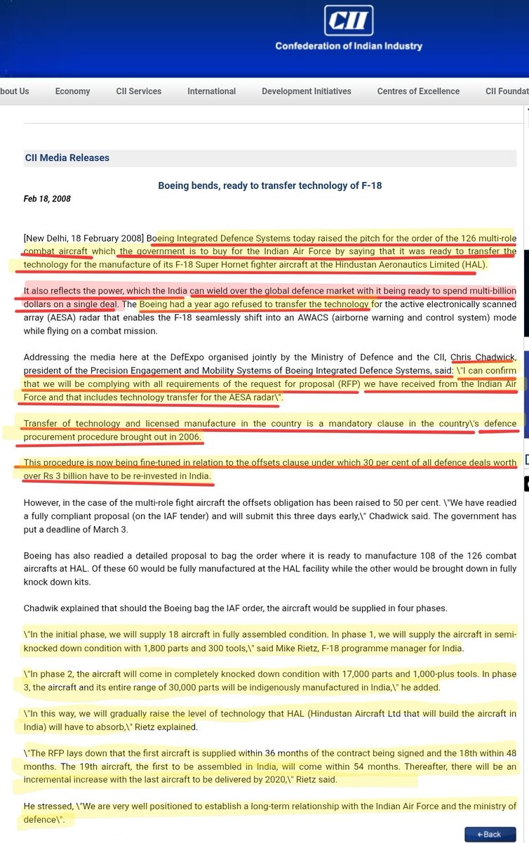 amandalouise416's tweet image. 🚨Thought I’d repost this and add some context.
Back in 2008, India’s business lobby openly bragged that it could use billion-dollar defense deals to pressure Boeing into transferring U.S. fighter-jet technology.
At the same time, Boeing announced a $500 million joint venture…