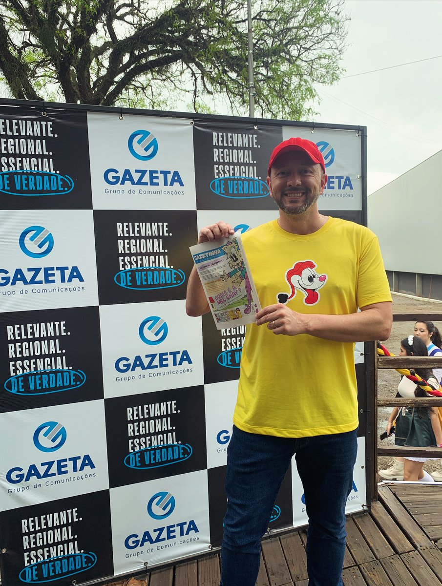 edimaniacomics's tweet photo. Ela está de volta! 🥳 A Gazetinha, o jornalzinho para o nosso querido público infantil, com muito quadrinho e diversão! 🙌 Uma grande parceria com o @portalGAZ 😊
#gazetinha #diadascrianças #felizdiadascrianças📷 #quadrinhos #santacruzdosul #Oktoberfest https://t.co/hzhBWF0coc