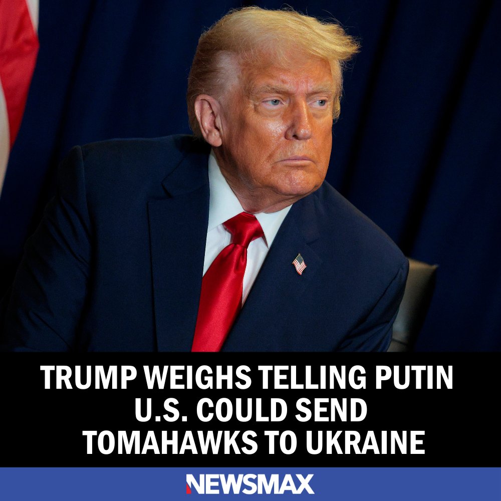 President Donald Trump on Sunday warned Russia that he may send Ukraine long-range Tomahawk missiles if Moscow doesn't settle its war there soon — suggesting that he could be ready to increase the pressure on Vladimir Putin's government using a key weapons system.