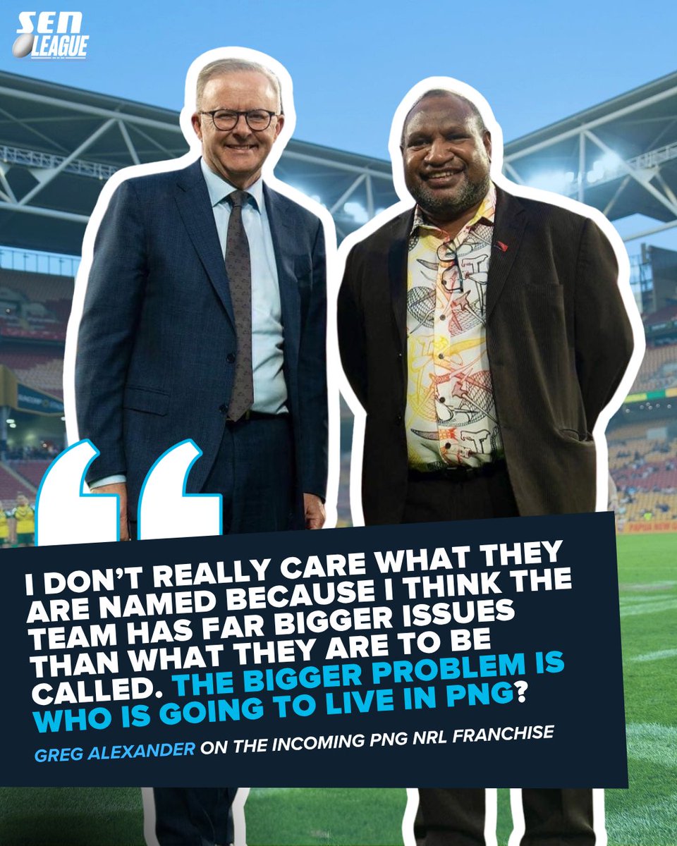 Are you concerned for the PNG Chiefs' arrival to the NRL in 2028?

#NRL