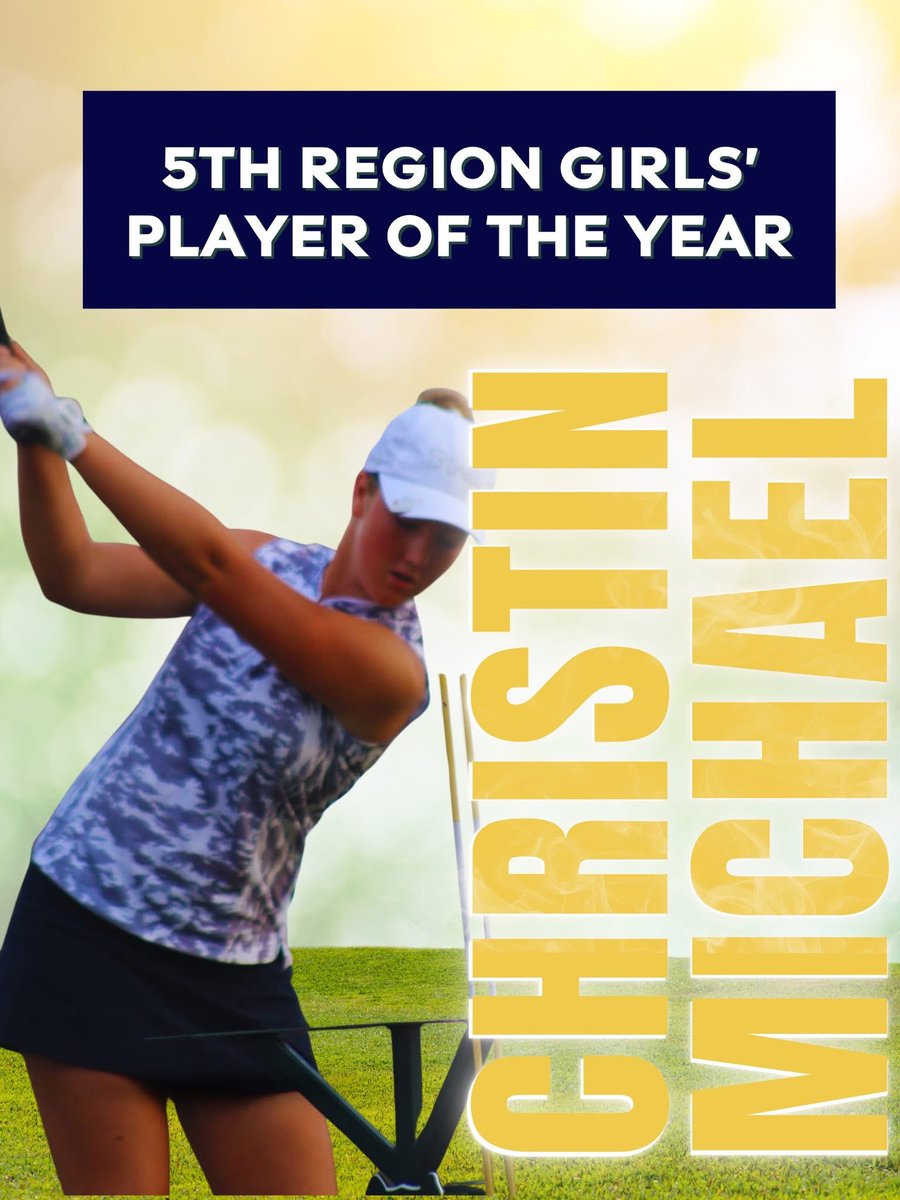 chhsbruinathl's tweet photo. Congratulations to Christin Michael &amp; Rylan Jones on being named the 5th Region Golf Players of the Year! Additionally, Emilia Jackson, Ethan Lewis, and Avery Miller were all named to the Region Teams for the 2025 season! https://t.co/M0vDg8dX9L