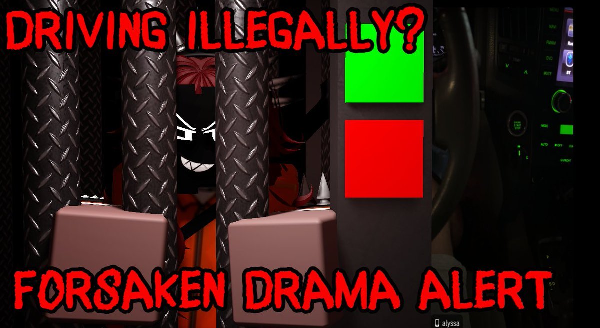 Forsaken_News's tweet image. 🚨News🚨

Forsaken Developer @alyssascoolzone has allegedly been caught in a meeting holding her phone while DRIVING!

📢This information doesn&apos;t come from the Official Forsaken Server.📢

#Forsaken #forsakenroblox