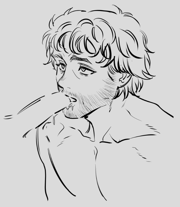 could draw him all night~