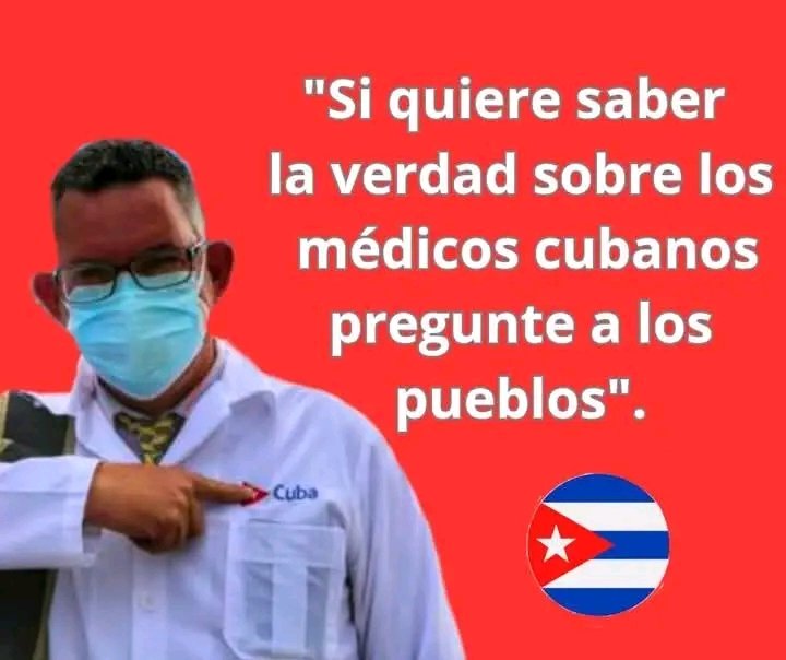 Más de 600 mil profesionales cubanos han llevado salud y esperanza a 165 países. Una hazaña humanitaria sin precedentes. #CubaSalva