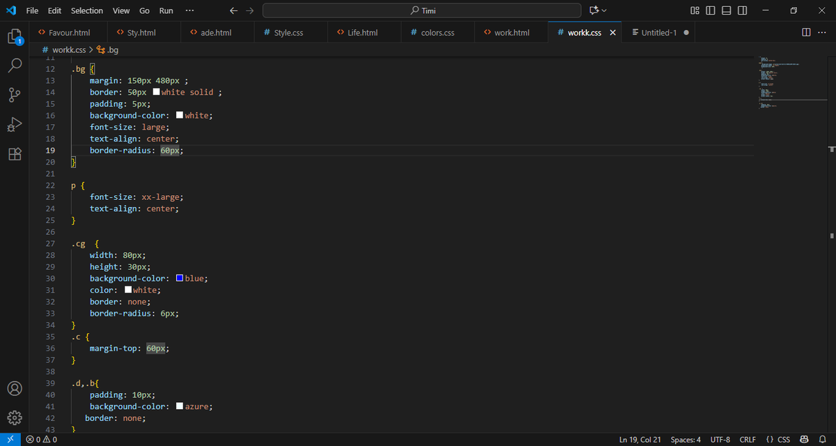 favourofarsenal's tweet image. two weeks into learning web development and I’ve been experimenting with some small practicals! 😅
Excited for what’s ahead and big cheers to more progress in my tech journey 🥂
#html #css #WebDevelopment #frontenddevelopment