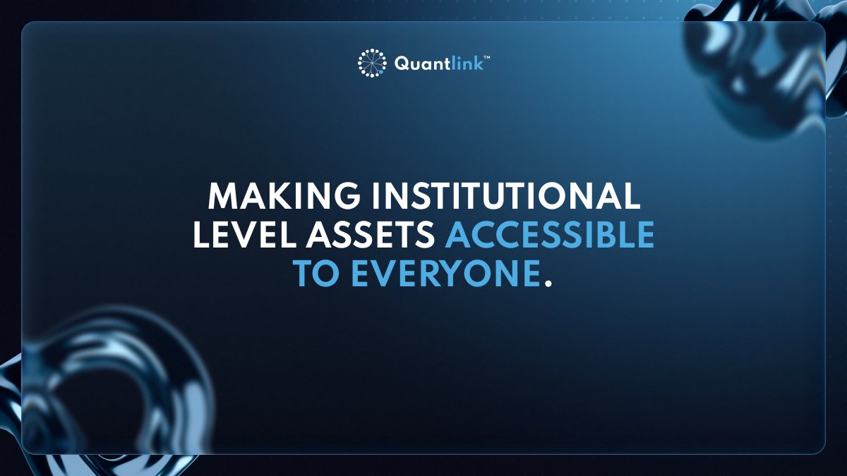 Julia_web3's tweet image. At QuantLink, we&apos;re redefining access to institutional-grade assets through AI-powered oracles, advanced staking, cross-chain capabilities and more. 

By turning raw data into actionable insights and optimizing DeFi capital, we’re making sophisticated financial tools accessible