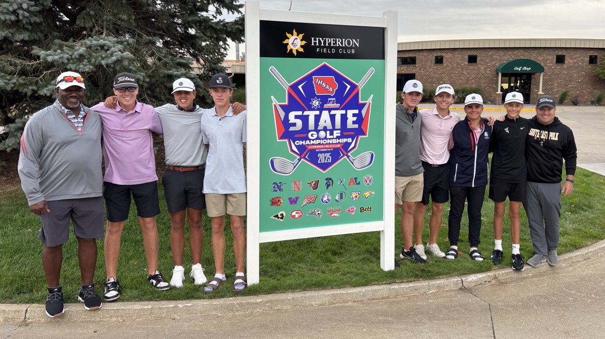Great practice round at Hyperion Field Club in Johnston today as the Rams prep for the 4A State Golf Tournament on Monday and Tuesday. Rams will start at 11 AM on Monday. #SEPGolf