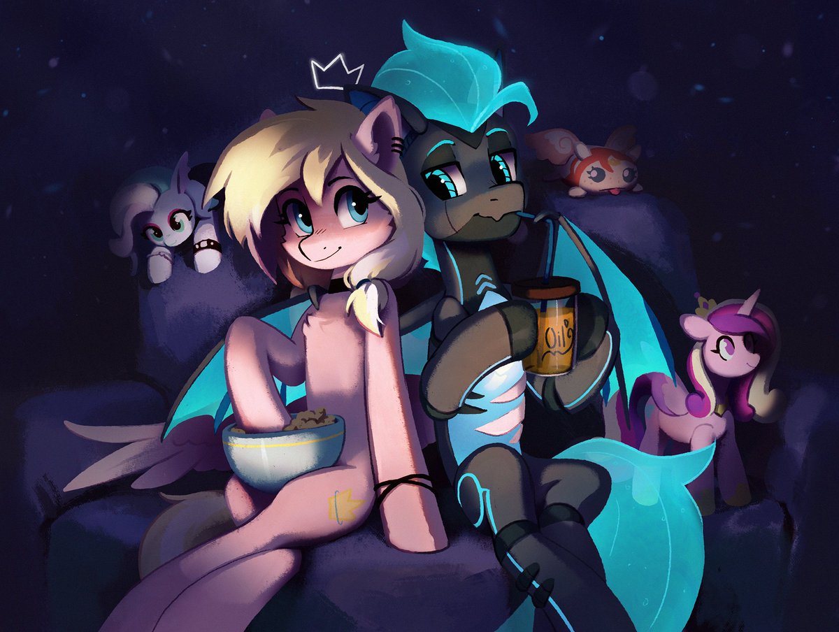 ❤️💙
A gift for friends :3