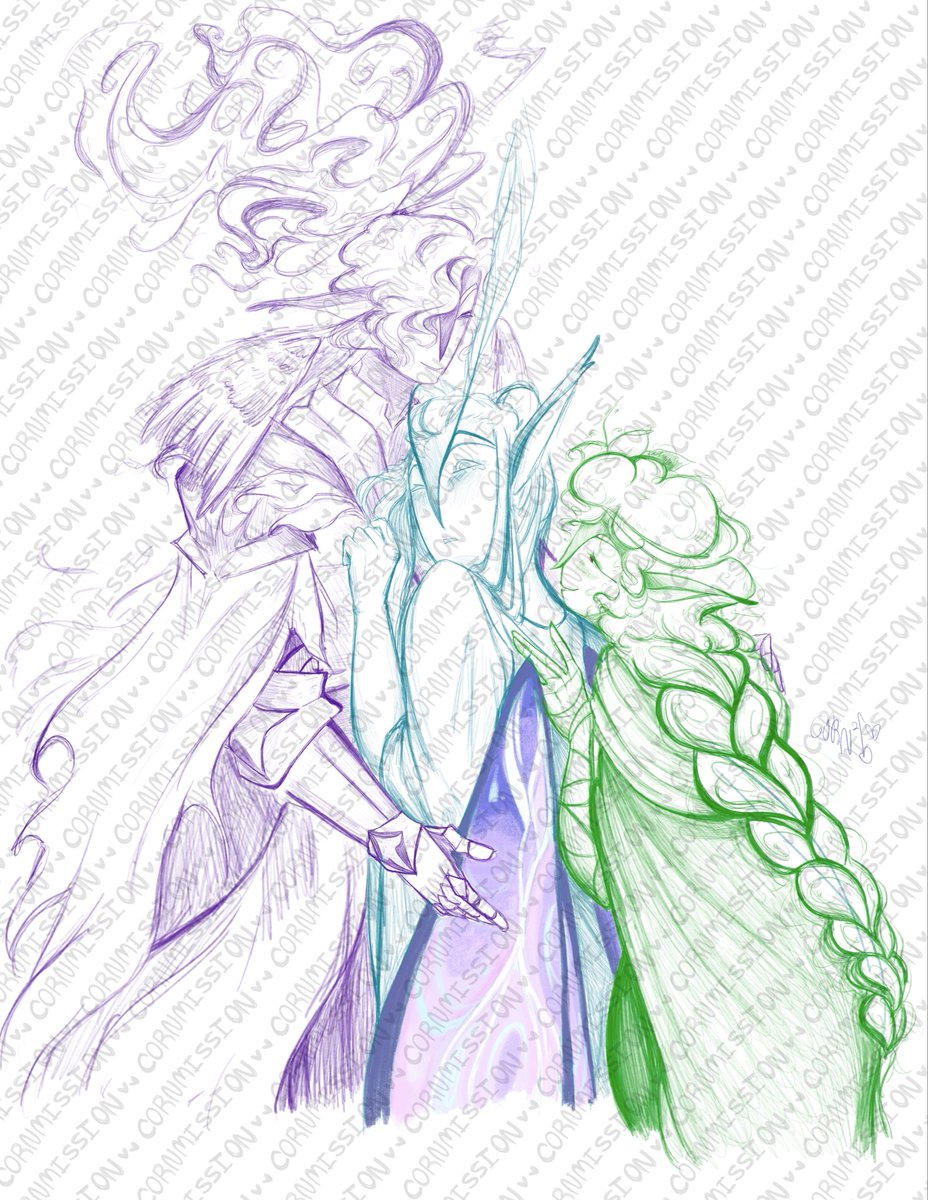 #silentfaelily commission for <a href="/GhostingCrows/">Ghost 🦋🧂⚜️</a> !! 🧂🦋⚜️
  
Dm me if you want a commission too!! ❤️❤️❤️
#eldersaltlily #eldersalt #elderlily #silentlily #poly #polycule #CRK #commission #cookierunkingdom
