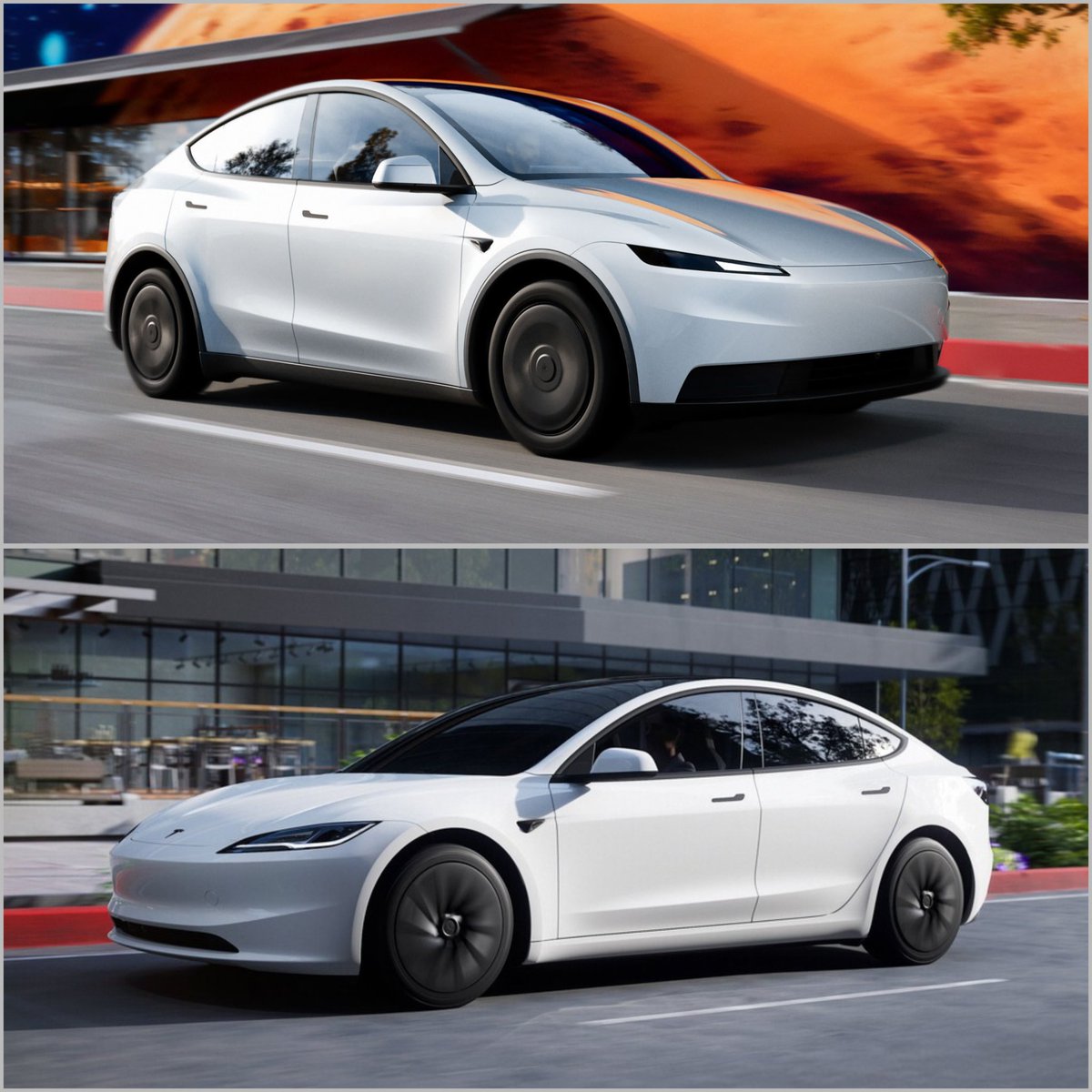ondrive_uy's tweet image. Tesla lanzó la versión más económica de los #ModelY y #Model3 llamada Standard 

😬Todos los recortes:

📻 Sin Radio AM/FM
🖥️ Sin pantalla trasera en 2da fila
🕸️ Terminaciones en tela y piel vegana 
🚦Sin luz ambiental 
🕹️ Espejos y volante con ajuste manual (1/2)