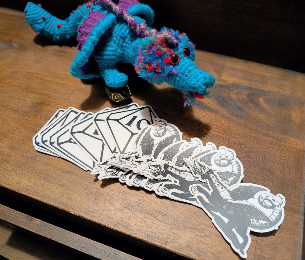 For my Tiny d10 friends, please DM me and I'll get a couple stickers in the mail as a thank you for your contributions!