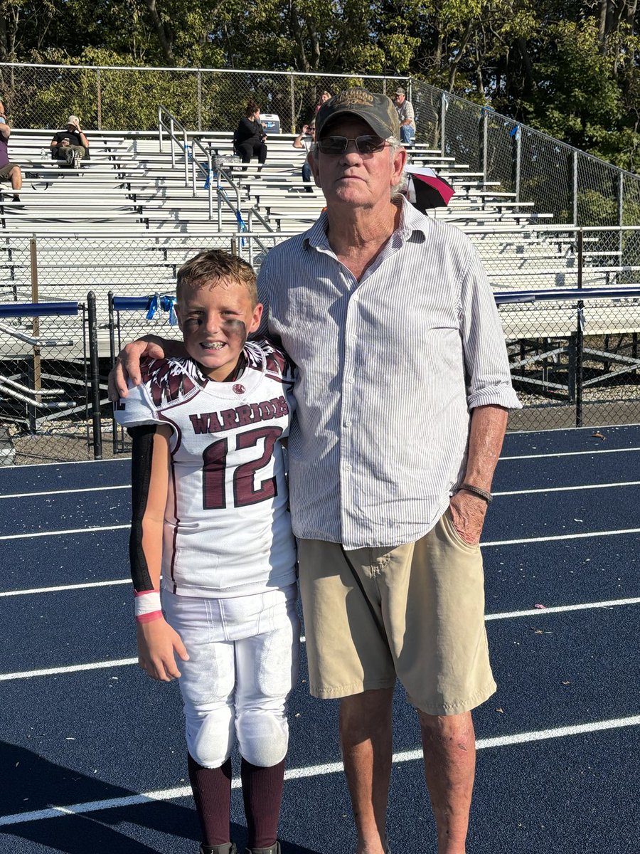 Another year, another game. Thank you Coach Aregood for making Brady feel like a superstar!