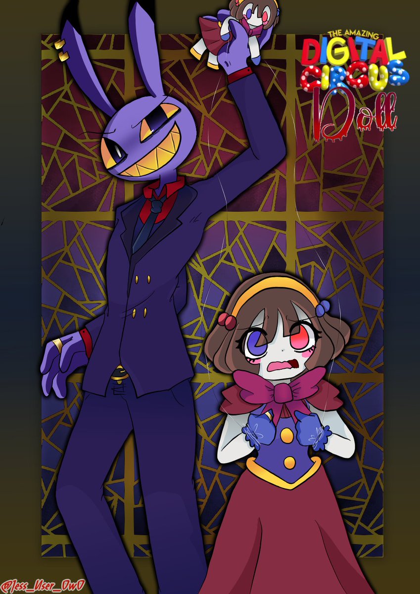 Jess_User_OwO's tweet image. An impossible and forbidden romance between servant and master... dark magic, voodoo, and a lady as a vessel for these lovers trying to connect from beyond the grave...
 TADC Doll
now you are the puppet

#TADC #tadcau #ribbitrabbit #Jax #TheAmazingDigitalCircus #Pomni  #funnbunny