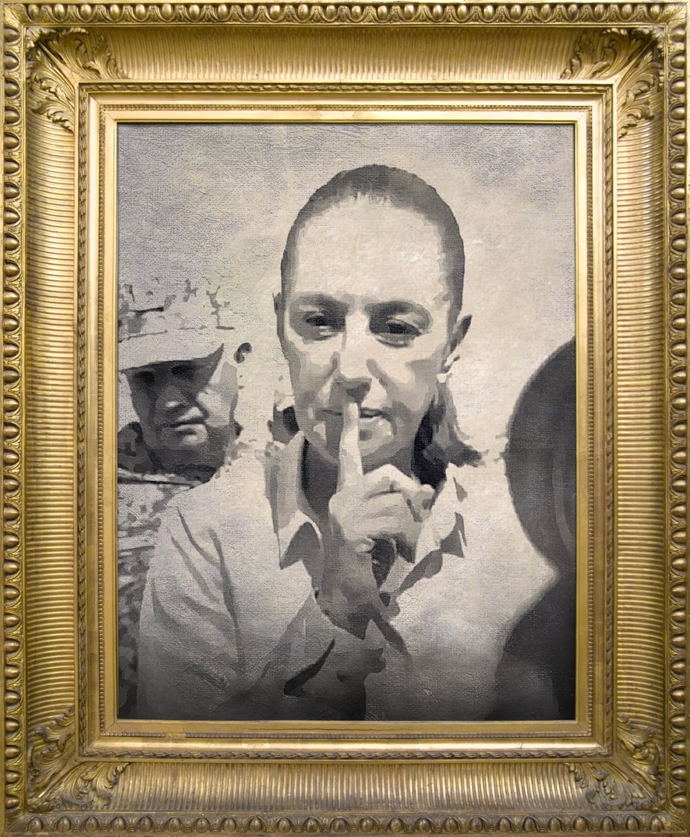 "Que disfruten lo votado" - Autor desconocido

Óleo sobre mierda, colección privada, Palacio Nacional.
