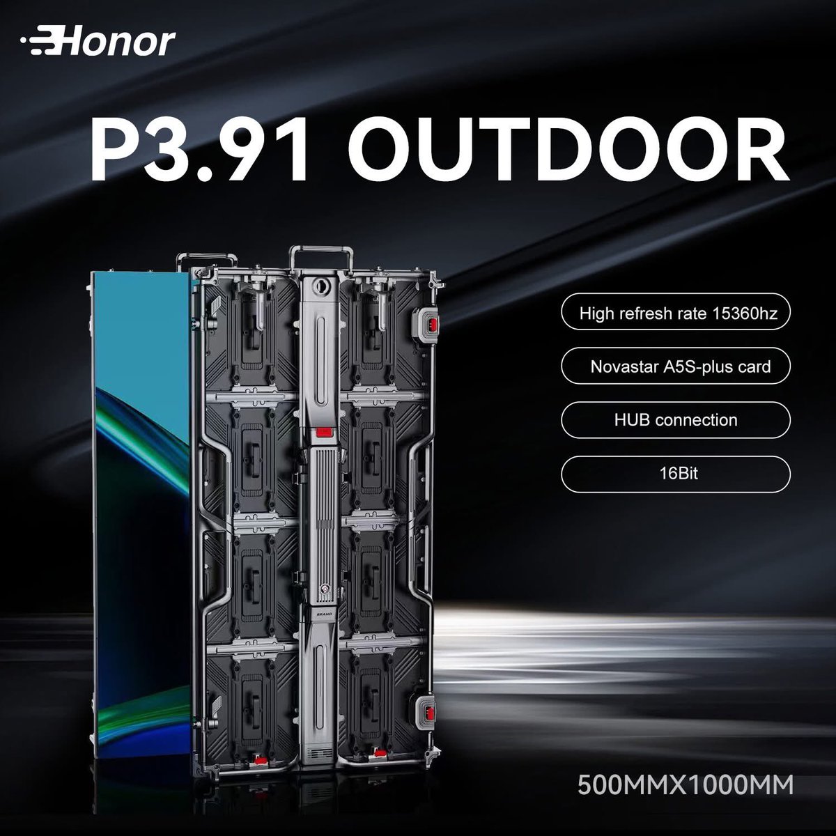 HonorledZero's tweet image. New technical parameters for P3.91!
High refresh rate 15360hz
16bits
HUB connection
Novastar A5S-plus card
Let us enjoy higher image quality
#Honorled #Honorleddisplay #Honorledwall ##Honorledscreen #LED #leddisplay #ledscreen #ledwall #ledvision #ledindoor #ledoutdoor #LEDWall