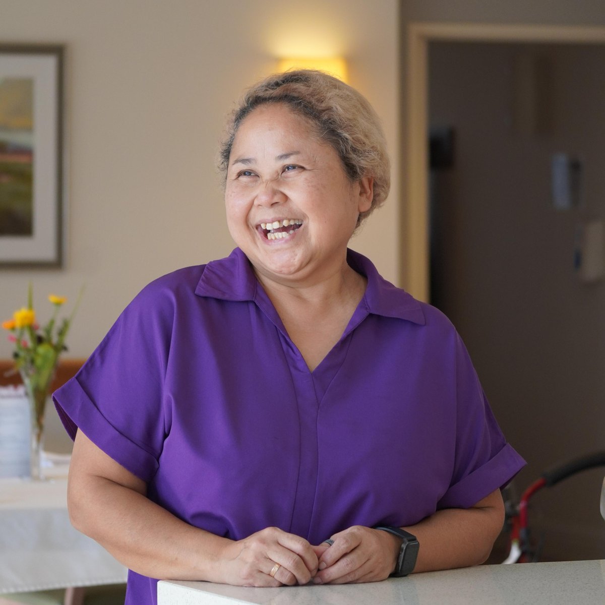 Reni’s day is all about connection — from activities to quiet reflection, she makes residents feel seen, heard &amp; included. 💙

It’s the little moments that make the biggest difference. 

#CareThatConnects