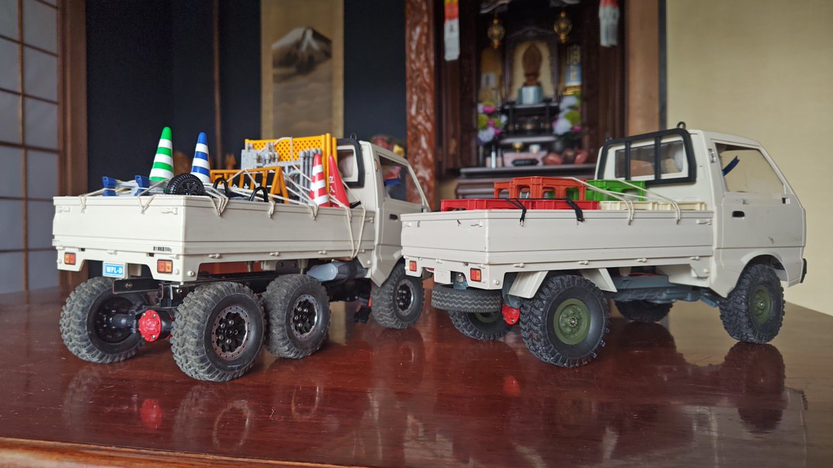 TREKCAPWORKSR's tweet photo. ヤッパリKトラは
車高が高いほうが
カッコイイ♪
#WPLJAPAN #RAYWOOD #WPL
#D12 #D14 #D16 #リトルRC
#リフトアップ #キャリイ #ST30 #ST31 https://t.co/0IIl3PHVua