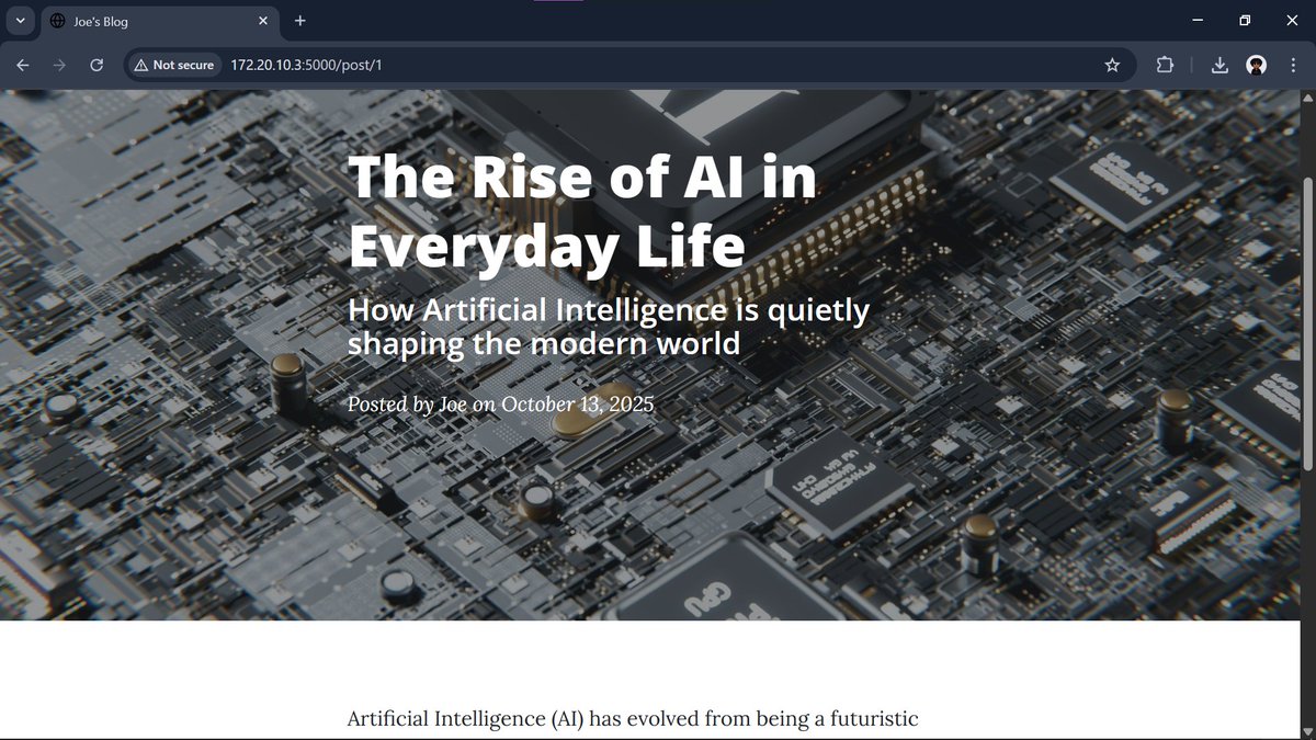 bluedev_py's tweet image. Day 59/100 – Advanced🎉
> Blog Capstone Project Part 2 – Adding Styling
> Built a blog website using Flask and Bootstrap
#100DaysOfCode #PythonProgramming #PythonOnlineTraining