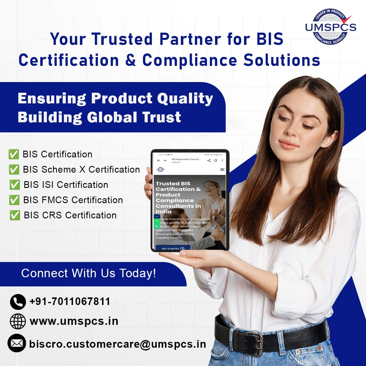 UMSPCS_Official's tweet image. 🚀 Your Trusted Partner for BIS Scheme X Certification &amp;amp; Compliance Solutions! 🌍

Let’s make your product globally compliant &amp;amp; trusted! 💼✨
📞 Call:+91-7011067811
🌐 Visit: umspcs.in

#BISCertification #ComplianceExperts #QualityAssurance #MadeInIndia
