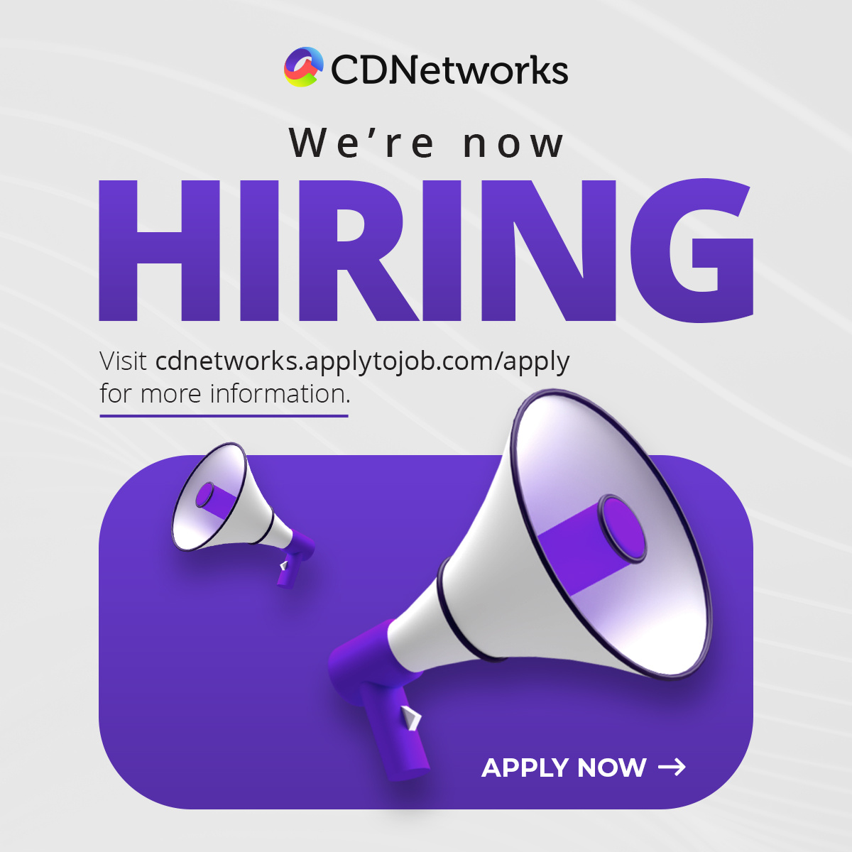 🌟 We're Hiring! 🌟
 
As we grow globally, we're seeking individuals who thrive on creativity, collaboration, and making a real difference. If that sounds like you, let's connect! 
 
Explore our open roles and apply today: na2.hubs.ly/H01vm0S0

#Hiring #Career #Talent