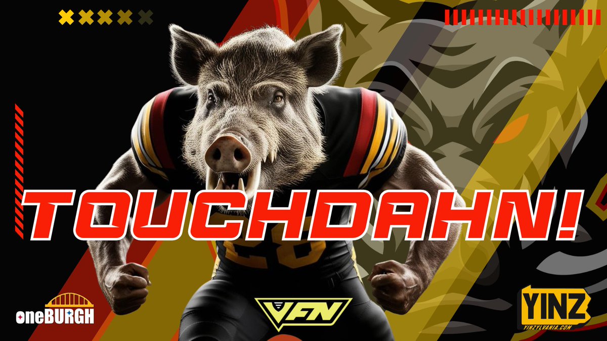 HB Mike Churchill strollin' in untouched into the endzone for another Riverhogs TOUCHDAHN!